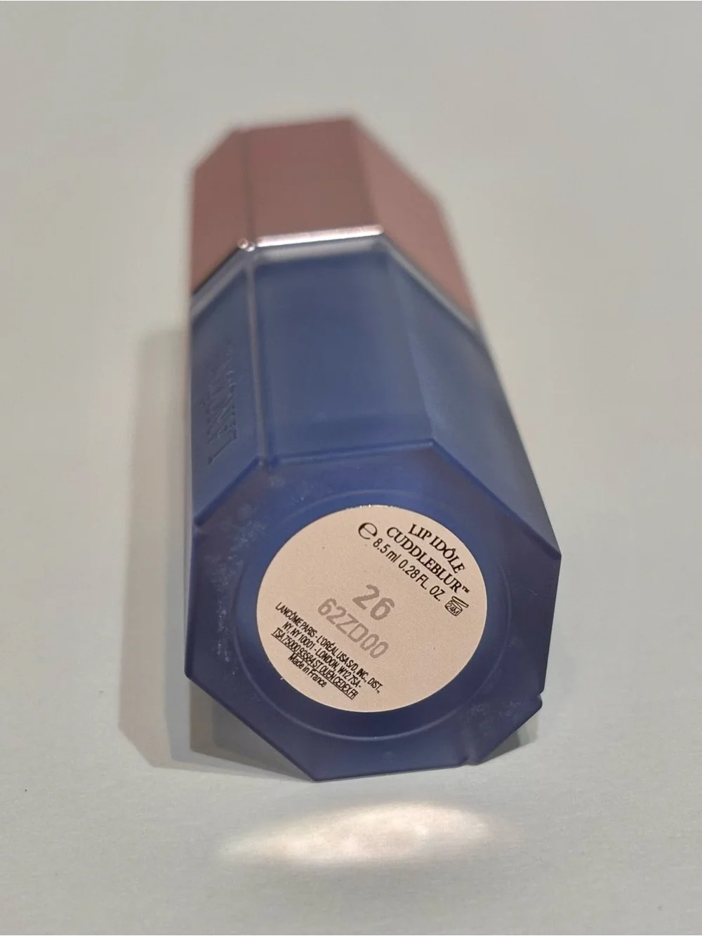 Lancôme Lip Idôle CuddleBlur Lip Velvet Blurring Matte 26 Ice Ice Cuddling